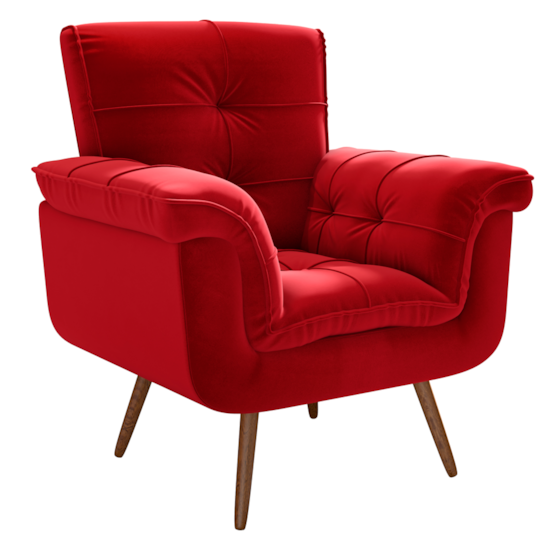 Poltrona Veludo Itália Veludo Ferrari 6284 Poltrona Veludo Itália Veludo Ferrari 6284