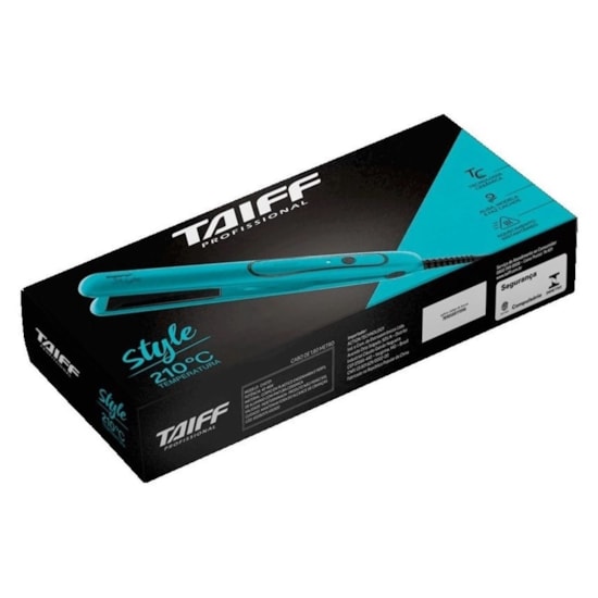 Prancha Chapinha Style Taiff Bivolt Azul