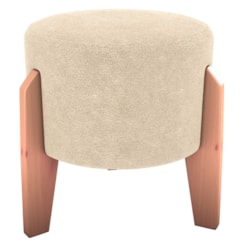 Puff Luxo Matrix Bucle Bege F492