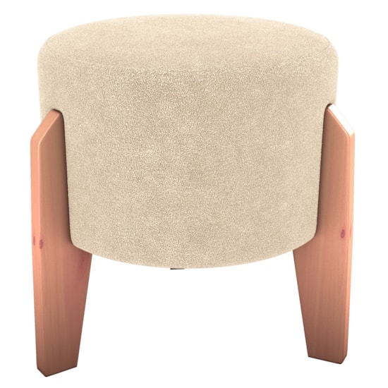 Puff Luxo Matrix Bucle Bege F492