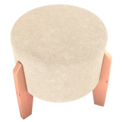 Puff Luxo Matrix Bucle Bege F492
