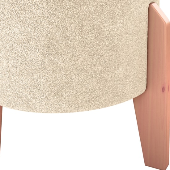 Puff Luxo Matrix Bucle Bege F492