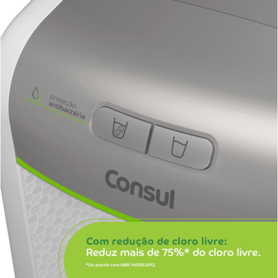 Purificador Agua Consul Eletronico Cpb34a Sem Compressor Biv Branco