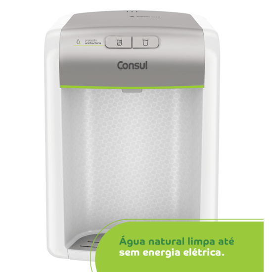 Purificador Agua Consul Eletronico Ref S/Press Biv Branco