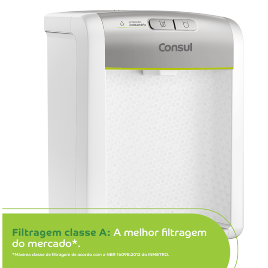 Purificador Agua Consul Eletronico Ref S/Press Biv Branco