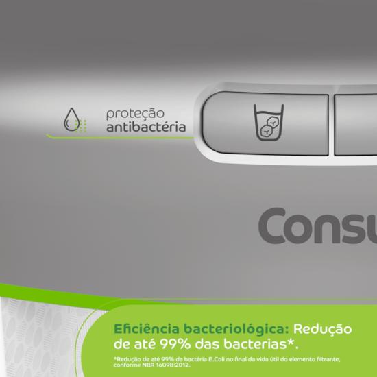 Purificador Agua Consul Eletronico Ref S/Press Biv Branco