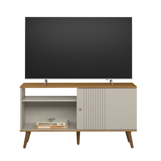 Rack 120Cm Tv Ate 50P Rubi Linea Brasil Nature Off White Rack 120Cm Tv Ate 50P Rubi Linea Brasil Nature Off White