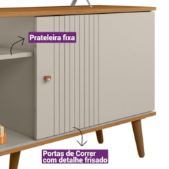 Rack 120Cm Tv Ate 50P Rubi Linea Brasil Nature Off White Rack 120Cm Tv Ate 50P Rubi Linea Brasil Nature Off White