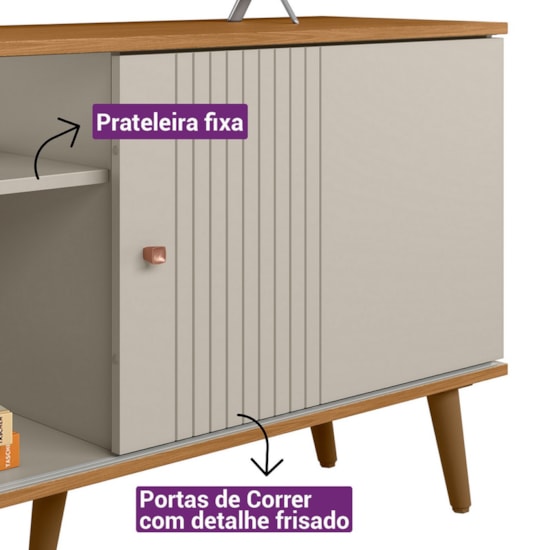 Rack 120Cm Tv Ate 50P Rubi Linea Brasil Nature Off White Rack 120Cm Tv Ate 50P Rubi Linea Brasil Nature Off White