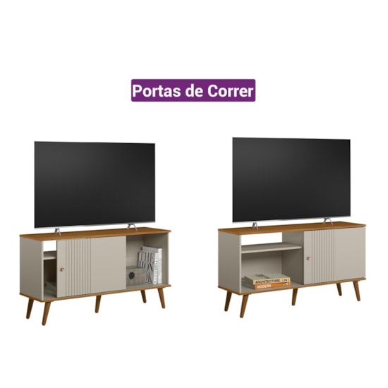 Rack 120Cm Tv Ate 50P Rubi Linea Brasil Nature Off White Rack 120Cm Tv Ate 50P Rubi Linea Brasil Nature Off White