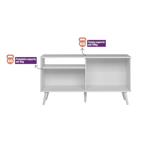 Rack 120Cm Tv Ate 50P Rubi Linea Brasil Nature Off White Rack 120Cm Tv Ate 50P Rubi Linea Brasil Nature Off White