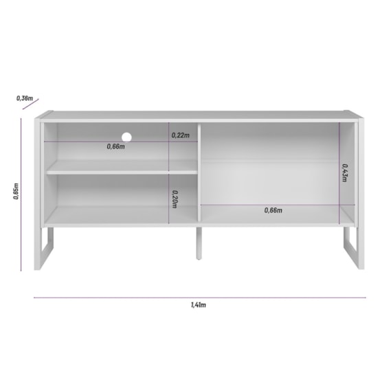 Rack 141Cm Tv Ate 56P Gold Linea Brasil Nature Off White Rack 141Cm Tv Ate 56P Gold Linea Brasil Nature Off White