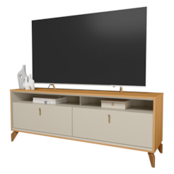 Rack 160Cm Tv Ate 65P Dubai Linea Brasil Tauari/Off White