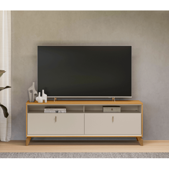 Rack 160Cm Tv Ate 65P Dubai Linea Brasil Tauari/Off White