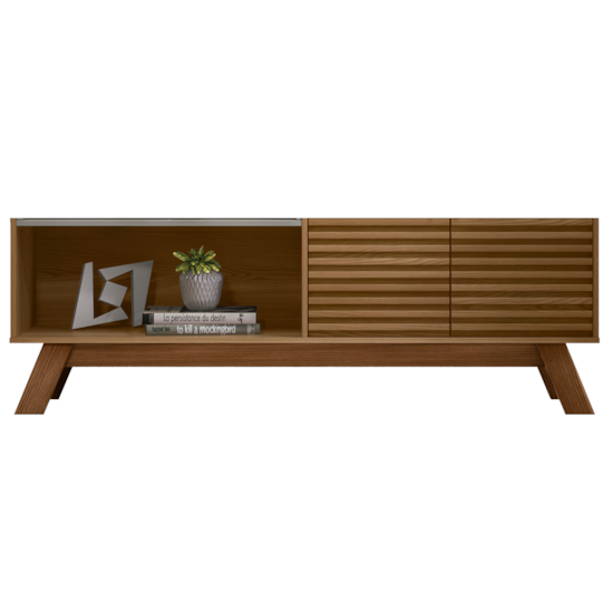 Rack 160Cm Tv Ate 70P Camboriu Linea Amendoa Titânio Rack 160Cm Tv Ate 70P Camboriu Linea Amendoa Titânio