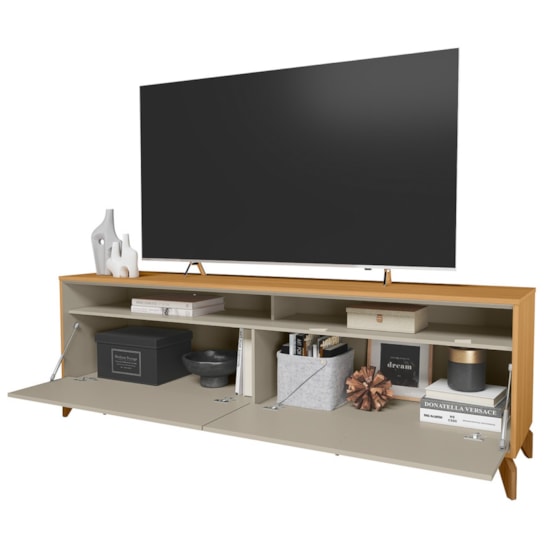 Rack 180Cm Tv Ate 75P Dubai Linea Tauari/Off White 