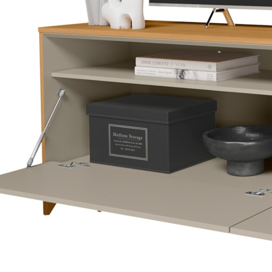 Rack 180Cm Tv Ate 75P Dubai Linea Tauari/Off White 
