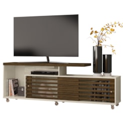 Rack Frizz Madetec Para Tv De Até 65 Pol Off White / Savana Rack Frizz Madetec Para Tv De Até 65 Pol Off White / Savana