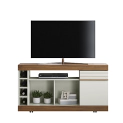 Rack Para Tv Rio 136Cm Linea Brasil Off Nogueira Rack Para Tv Rio 136Cm Linea Brasil Off Nogueira