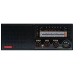 Rádio Portátil 7Faixas Crc71 Companheiro Preto Rádio Portátil 7Faixas Crc71 Companheiro Preto