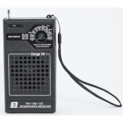 Rádio Receptor 7F Psmp71 Pilha Preto Rádio Receptor 7F Psmp71 Pilha Preto