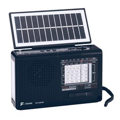 Radio Solar Portátil Fsound Fs-1587Bt Preto Radio Solar Portátil Fsound Fs-1587Bt Preto