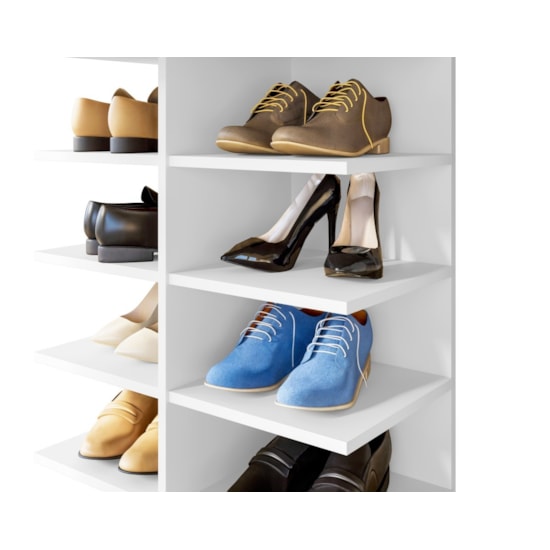 Sapateira Agata 1 Gaveta Util Branco