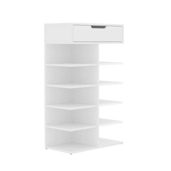 Sapateira Agata 1 Gavetas Util Branco