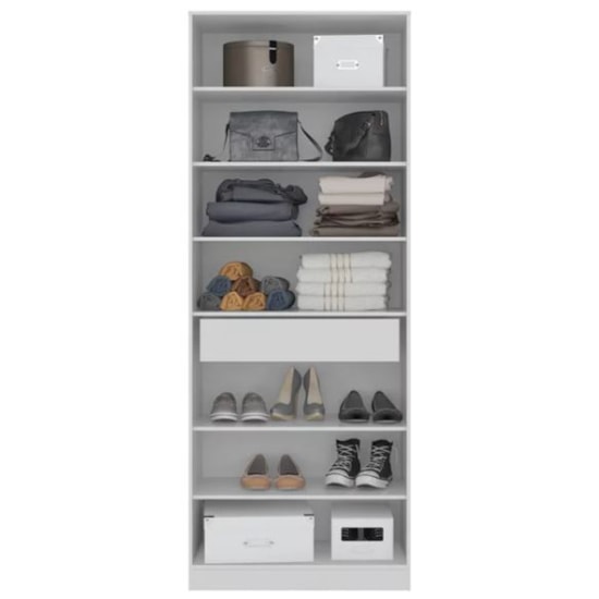 Sapateira Grife 2 Portas Com Espelho Branco Sapateira Grife 2 Portas Com Espelho Branco