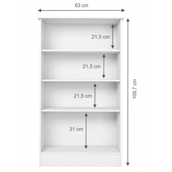 Sapateira Multiuso 2 Portas 3 Prateleira Freijó Trend Off