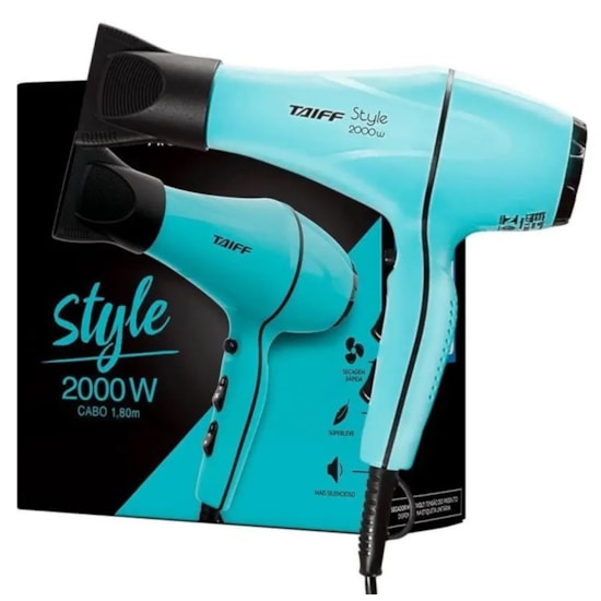 Secador De Cabelos Style 2000W Azul