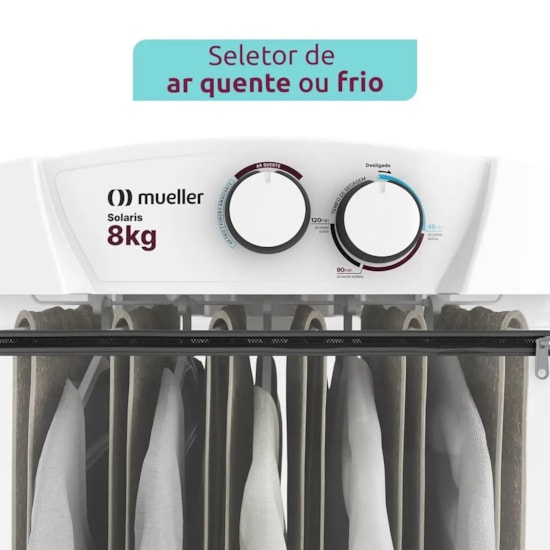 Secadora De Roupas 8Kg Solaris Mueller 220V Branco