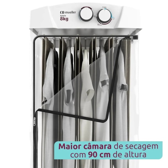 Secadora De Roupas 8Kg Solaris Mueller Branco Secadora De Roupas 8Kg Solaris Mueller Branco