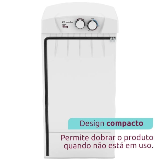 Secadora De Roupas 8Kg Solaris Mueller Branco Secadora De Roupas 8Kg Solaris Mueller Branco