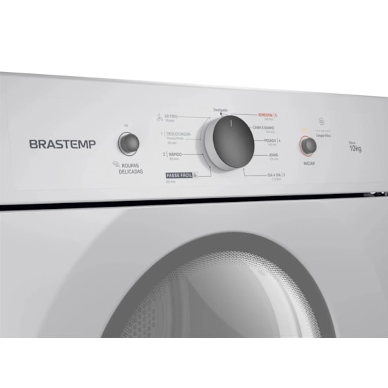 Secadora Roupa Rotativa Bsr10bbbna Brastemp Branco