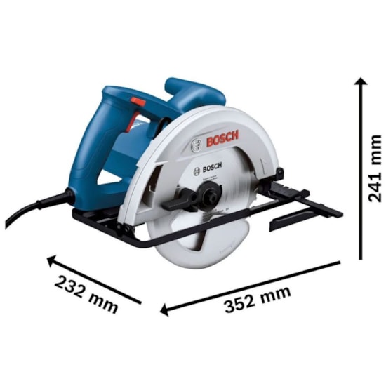 Serra Circular 7 1/4 Gks 1330W Bosch 220 Azul Serra Circular 7 1/4 Gks 1330W Bosch 220 Azul