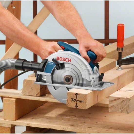 Serra Circular 7 1/4 Gks 1330W Bosch 220 Azul Serra Circular 7 1/4 Gks 1330W Bosch 220 Azul