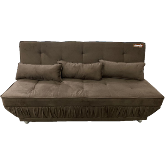 Sofá Cama Califórnia Cacau 6106 Sofá Cama Califórnia Cacau 6106