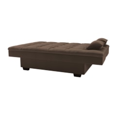 Sofá Cama Esmeralda 3 Lugares Matrix Veludo Marrom E426 Sofá Cama Esmeralda 3 Lugares Matrix Veludo Marrom E426