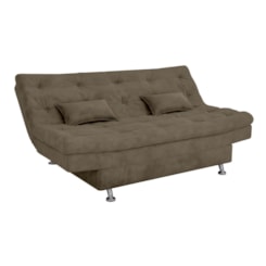 Sofá Cama Salomé 3 Lugares Matrix Bege B255 Sofá Cama Salomé 3 Lugares Matrix Bege B255