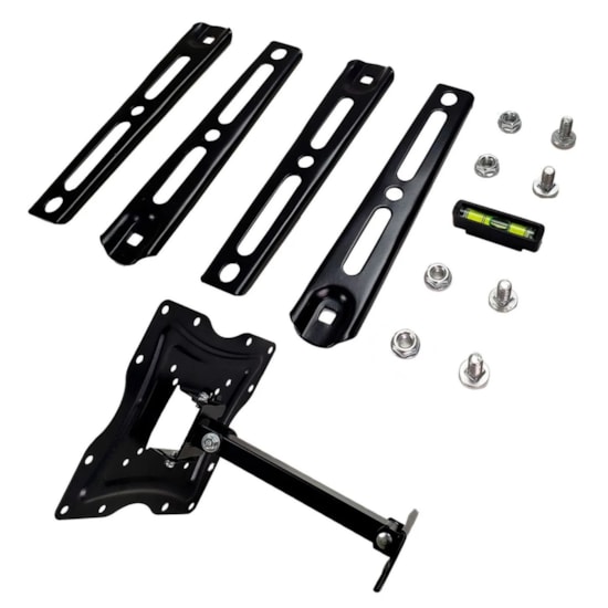 Suporte Biarticulado 3 Movimentos 26 A 60 Polegadas Preto