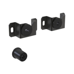 Suporte Fixo De Parede Elg 14 A 100 Pole Preto Suporte Fixo De Parede Elg 14 A 100 Pole Preto