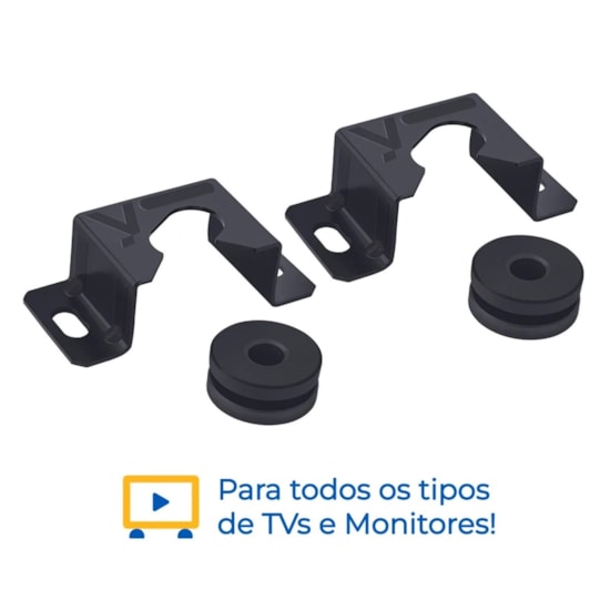 Suporte Fixo Universal Tv 14 A 84 Preto