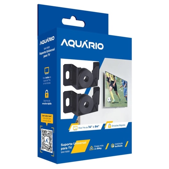 Suporte Fixo Universal Tv 14 A 84 Preto