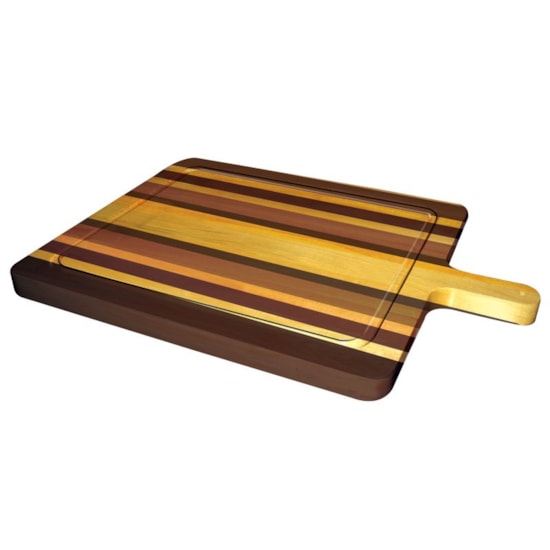 Tabua Grande Xpeto 40X63cm Marfim/Jatoba Tabua Grande Xpeto 40X63cm Marfim/Jatoba