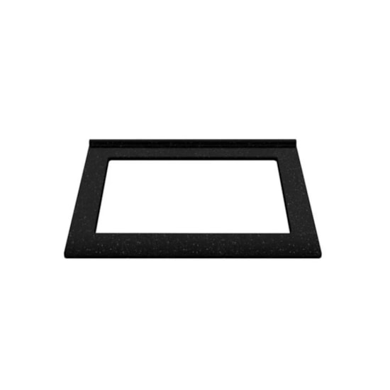 Tampo Cooktop Granito 80Cm 5 Bocas Preto