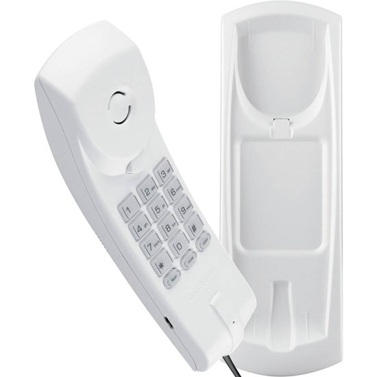 Telefone C/Fio Tc20 Intelbras Cinza Artico Branco