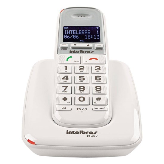 Telefone Sem Fio Ts 2510 Intelbras Branco