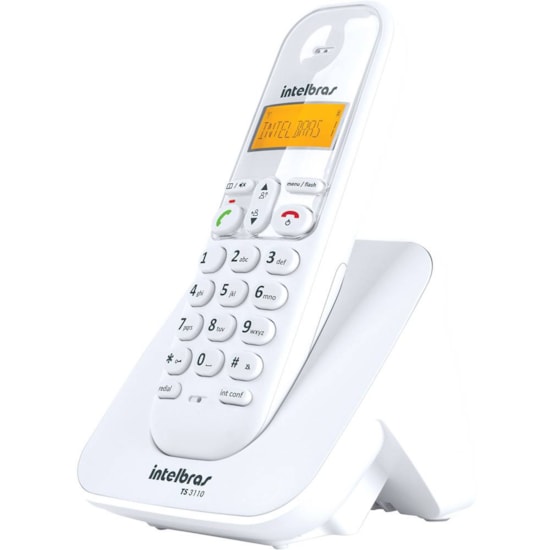 Telefone Sem Fio Ts 3110 Intelbras Branco Telefone Sem Fio Ts 3110 Intelbras Branco