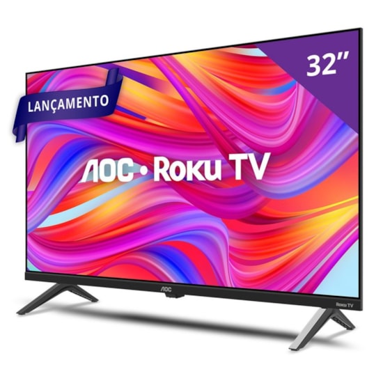 Televisor Smart 32P Led Aoc Roku Preto